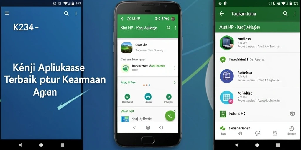 Tampilan antarmuka K234 yang simpel dan intuitif.