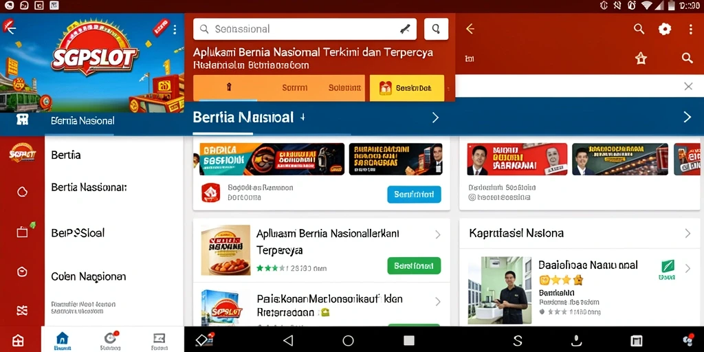 Antarmuka SGPSLOT menampilkan berita terbaru secara menarik dan informatif.