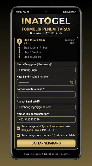 Panduan Lengkap Registrasi Akun Baru inatogel